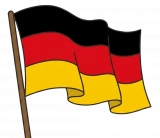 german flag waving
