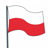 polish flag waving