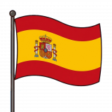 spanish flag waving